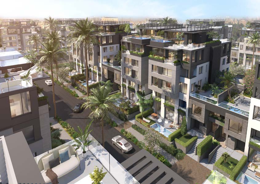 كمبوند تريو جاردنز إم تو التجمع الخامس – Trio Gardens New Cairo