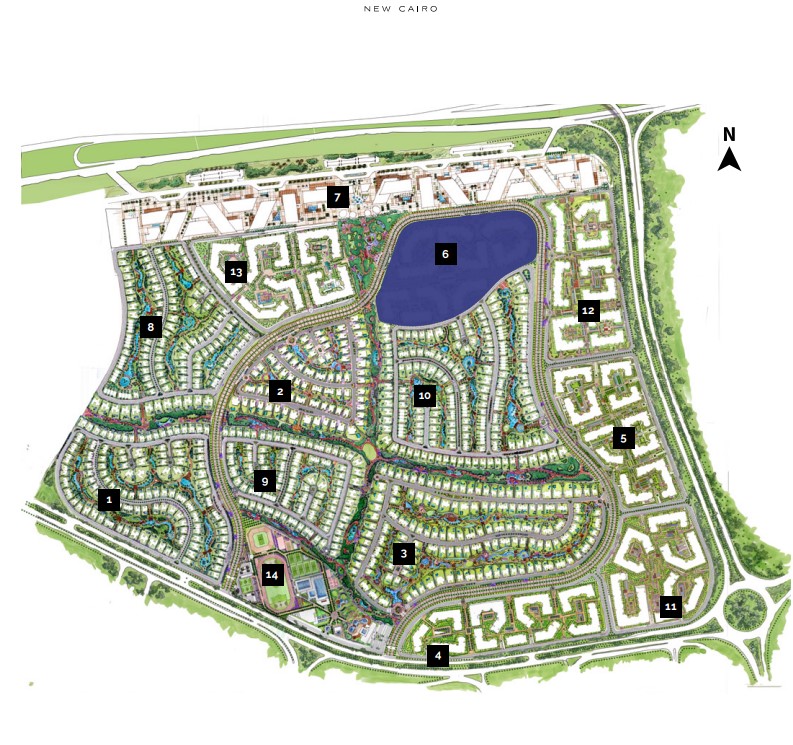 Swan Lake Hassan Allam Residence New Cairo