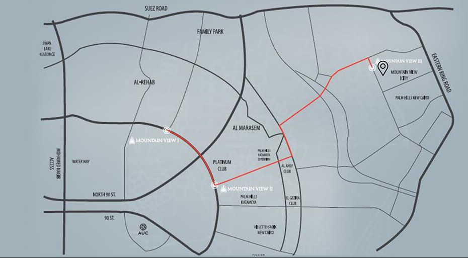 Mountain View 3 New Cairo Compound – Mountain View Tagamo3