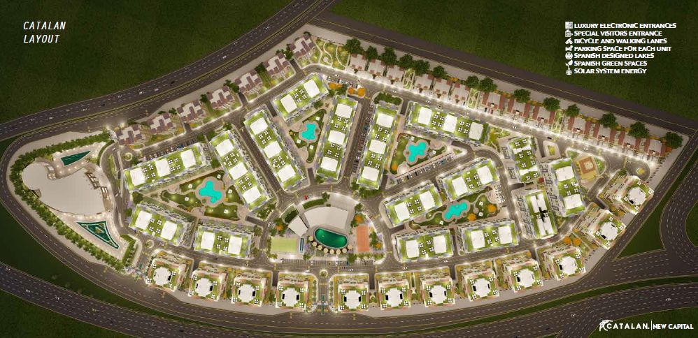 كمبوند كتالان العاصمة الإدارية الجديدة جيتس – Catalan New Capital Compound