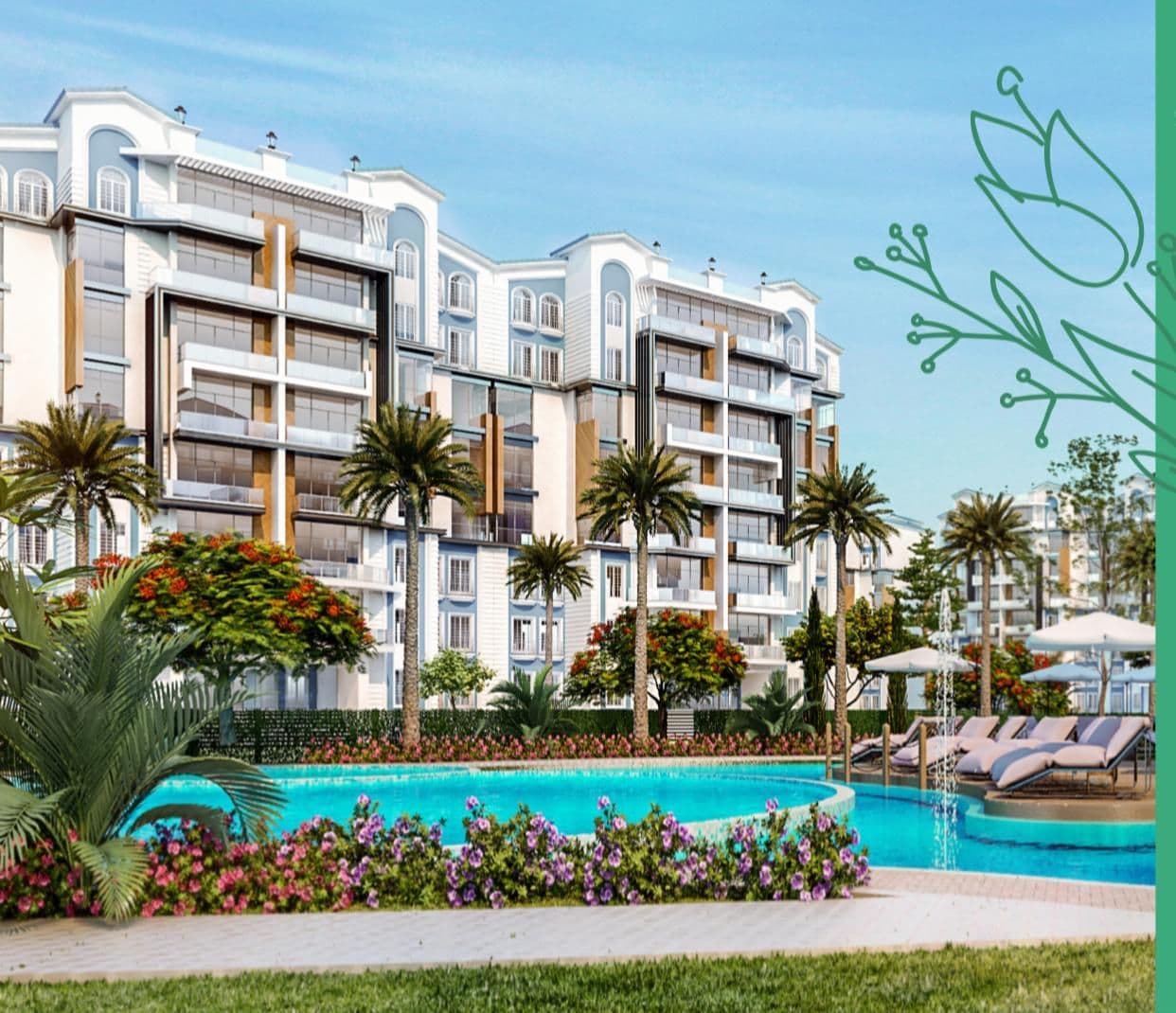 كمبوند فلوريا العاصمة الإدارية الجديدة فورسيزون جروب – Floria New Capital Compound