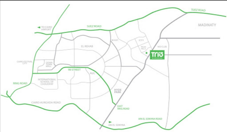 The Annex New Cairo Trio Gardens M2 Development