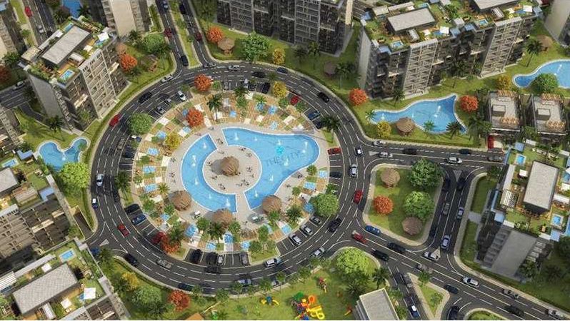 شقة رائعة 213م للبيع في موقع مميز جدا داخل ذا سيتي فالي العاصمة الإدارية