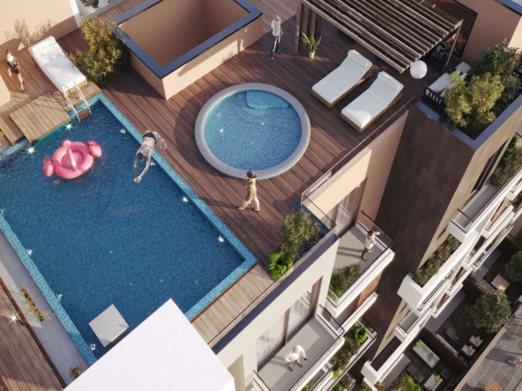 شقة رائعة 150م للبيع في موقع مميز جدا داخل مونتي نابليوني المستقبل