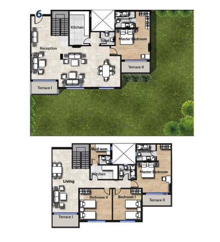 بمساحة 155 متر شقق للبيع في ازادير التجمع