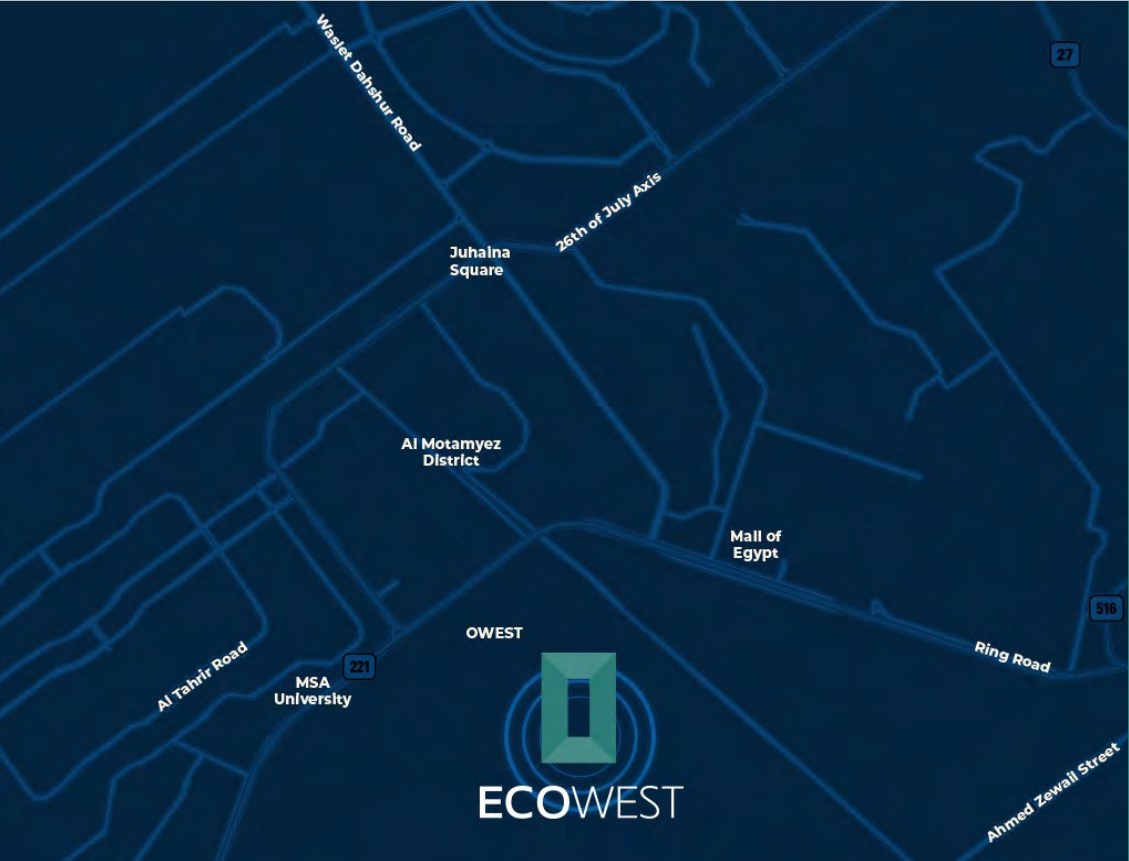 كمبوند ايكو ويست حدائق أكتوبر نيو سيتي – Eco West 6 October