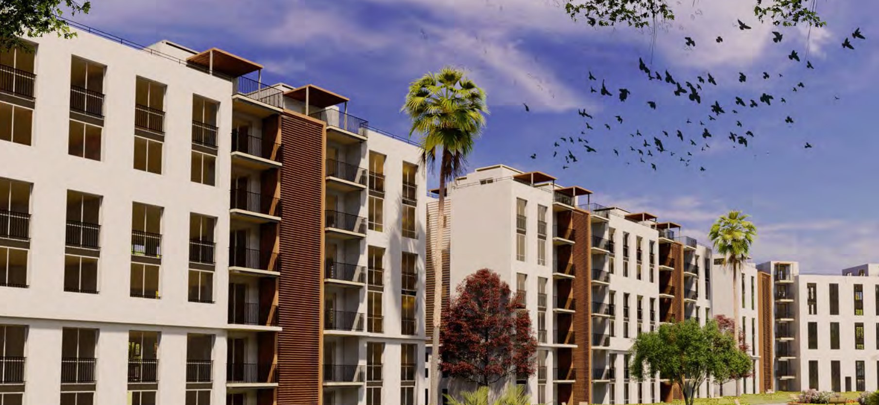 كمبوند ايكو ويست حدائق أكتوبر نيو سيتي – Eco West 6 October