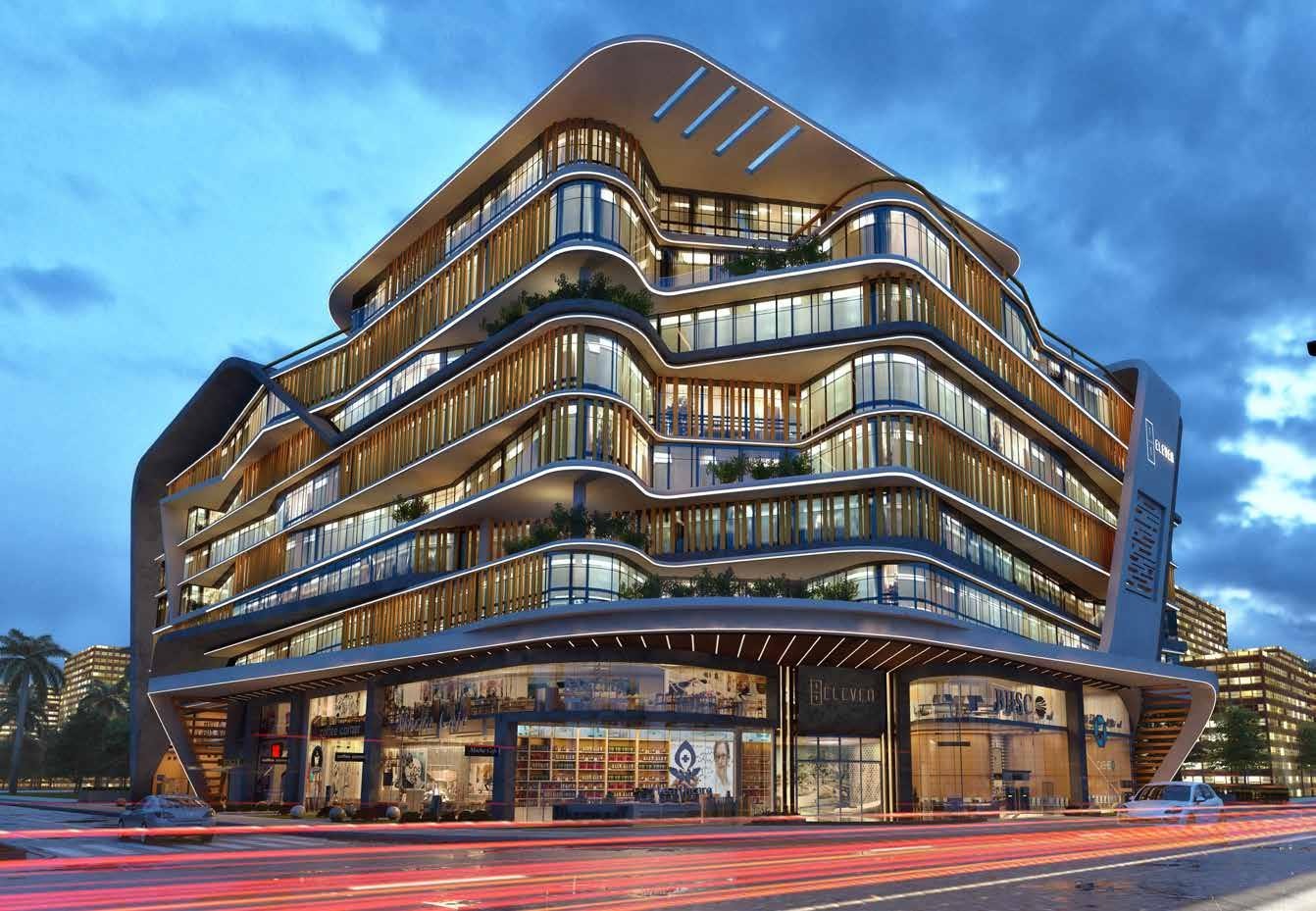 مكاتب للبيع في مول ايليفن العاصمة 1 غرفة 65 متر