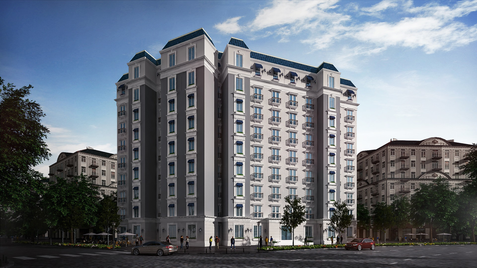 الحي اللاتيني العلمين الجديدة الساحل الشمالي Sed العقارية – Latin District New Alamein