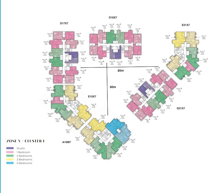الحي اللاتيني العلمين الجديدة الساحل الشمالي Sed العقارية – Latin District New Alamein