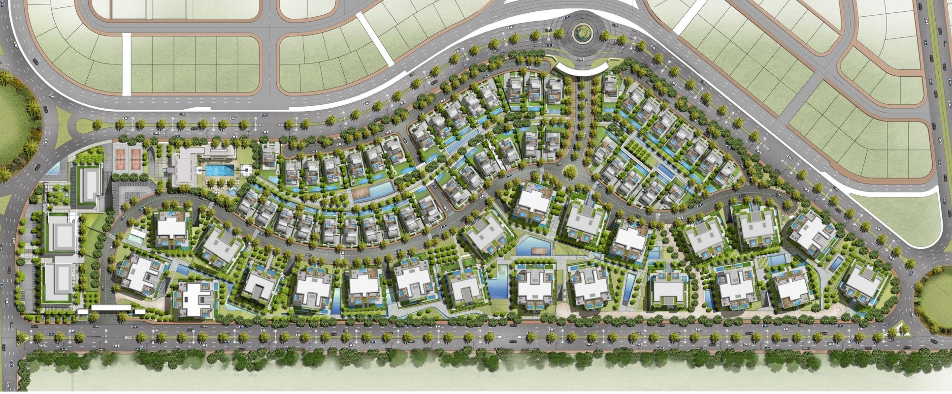 بسعر مغري فيلا 400م بكمبوند Katameya Creeks فيو رائع