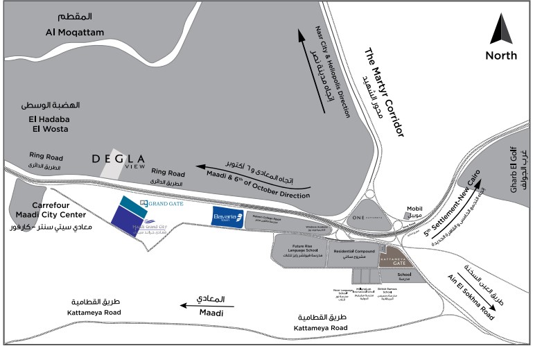 كمبوند قطامية جيت معمار المرشدي – Kattameya Gate Compound