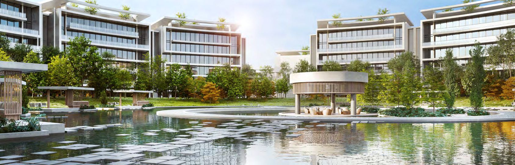 كمبوند ليك فرونت 6 اكتوبر معمار المرشدي – Lakefront October Compound