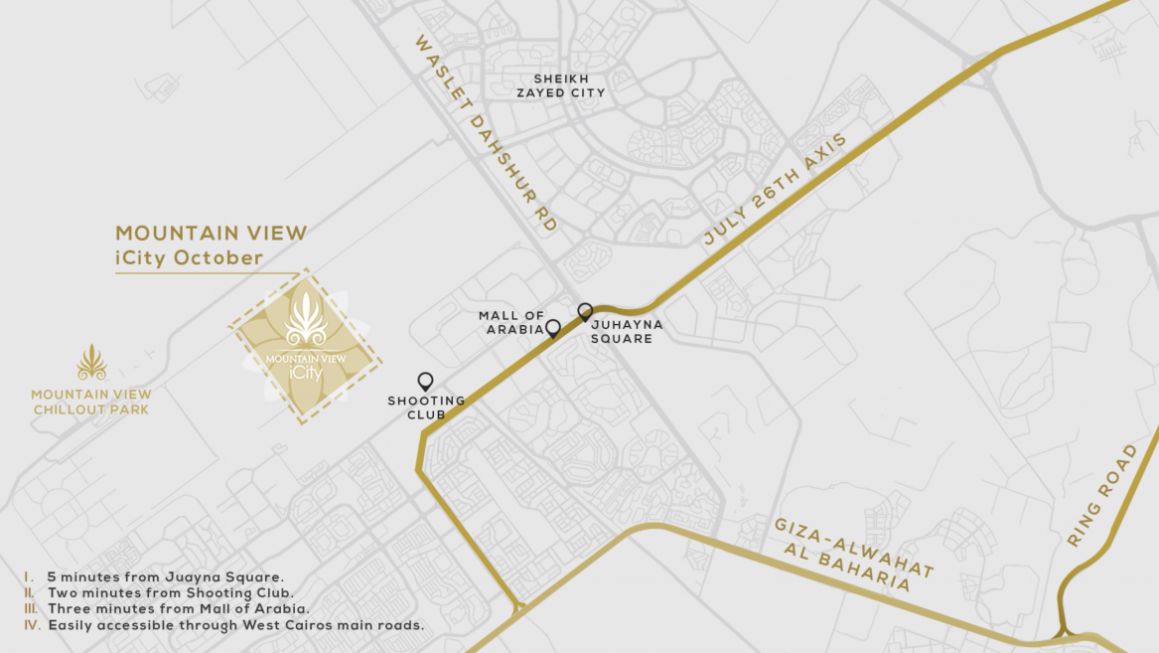 اشتري شقتك بمساحة 115 متر في ماونتن فيو اي سيتي اكتوبر