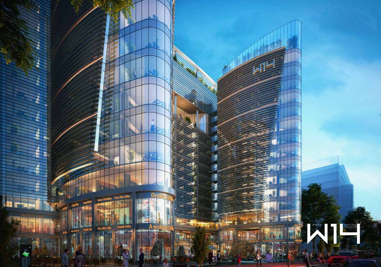 مول وايت 14 بيزنس كومبلكس العاصمة الإدارية الجديدة MBG العقارية – White 14 business complex New Capital