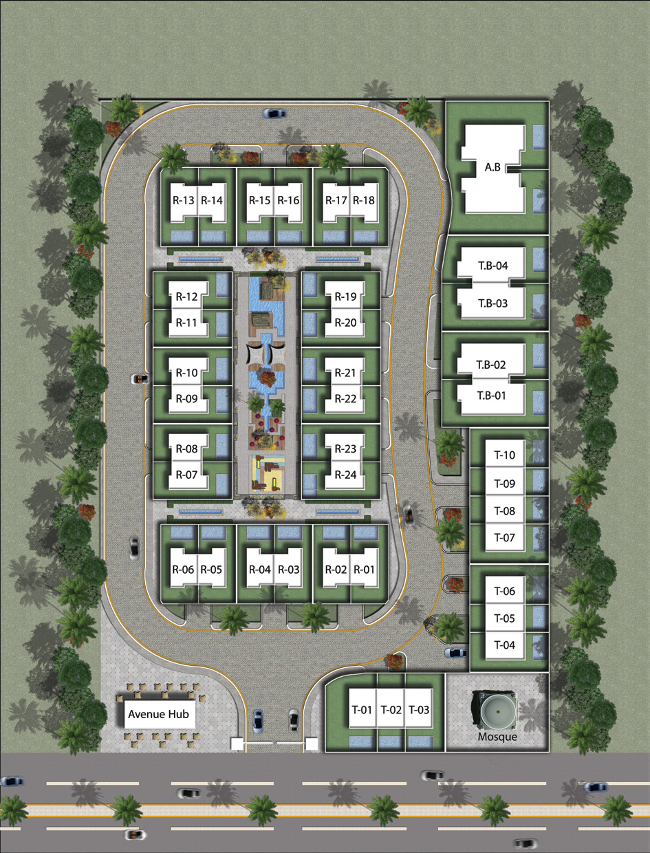 Zayard Sheikh Zayed Compound Palmier