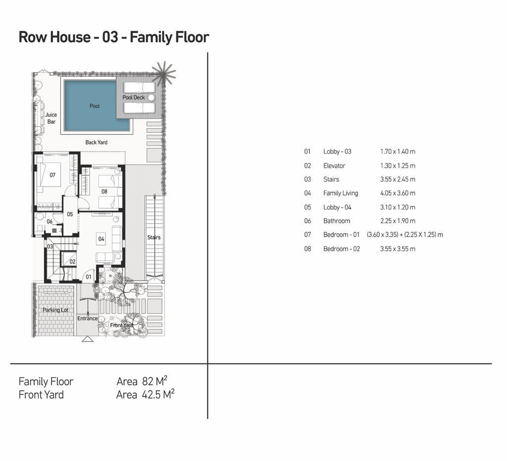 Zayard Sheikh Zayed Compound Palmier