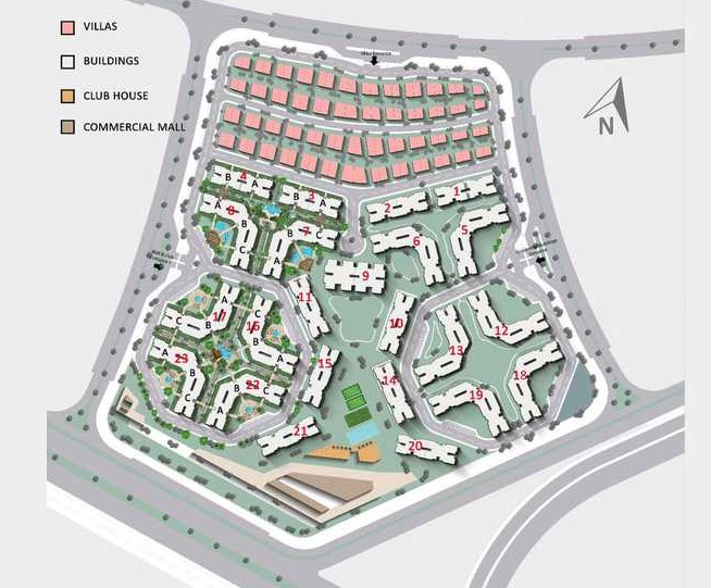 شقة رائعة 275م للبيع في موقع مميز جدا داخل كمبوند سيليا العاصمة الإدارية