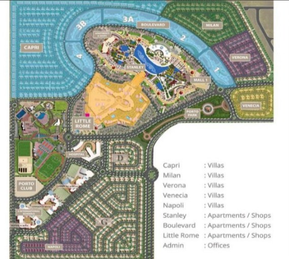 كمبوند بورتو أكتوبر بورتو جروب – Porto October Compound