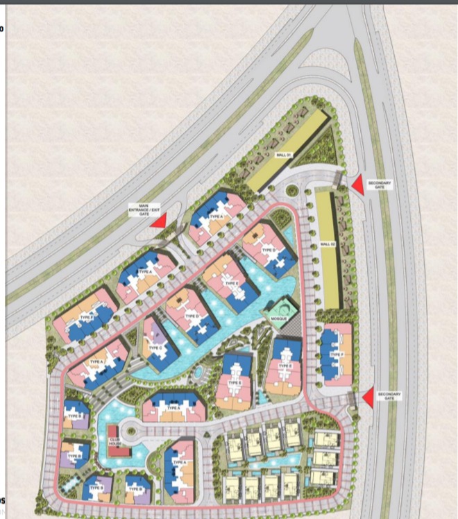 شقق للبيع 3 غرف نوم في روزس كمبوند 190 متر