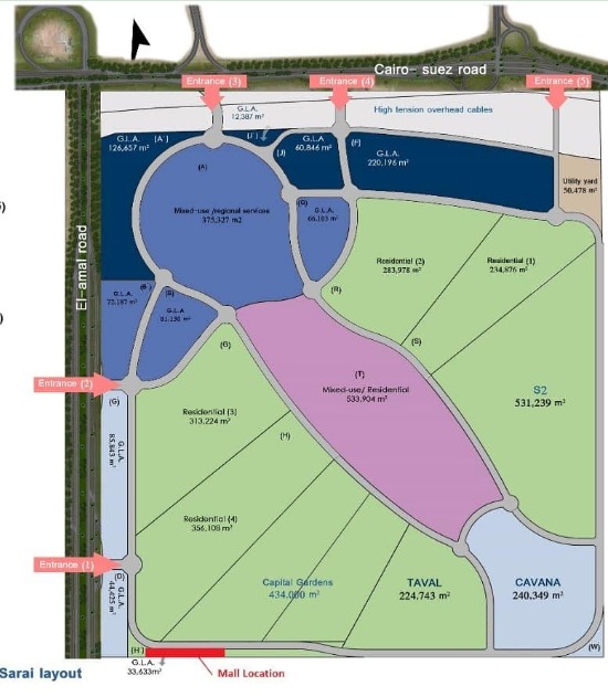 محل للبيع في أفضل مولات القاهرة الجديدة ستريب مول بمساحة 108 متر