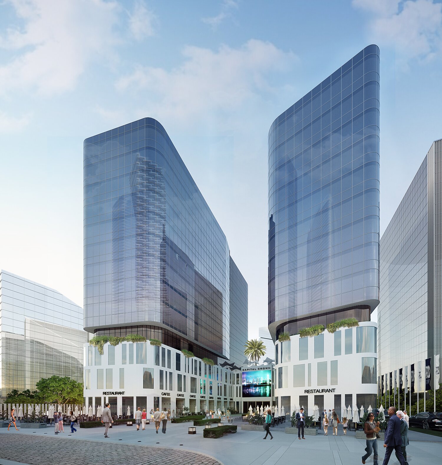 بمساحة 65 متر مكاتب للبيع في كابيتال كراون العاصمة