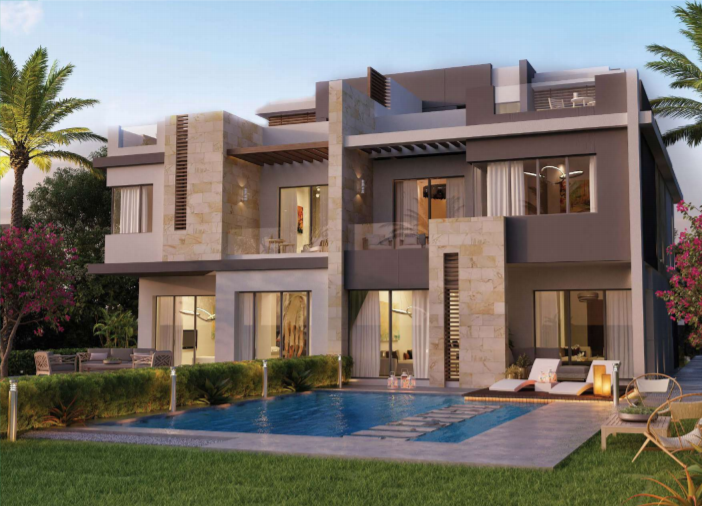 بمساحة 370 متر تاون هاوس للبيع في تاونى هايد بارك