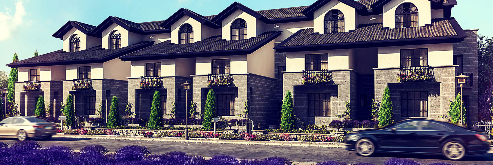 أحصل على تاون هاوس في كمبوند لافند 6 اكتوبر بمساحة 270 متر