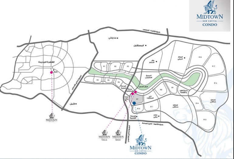 محلات للبيع في ميدتاون كوندو مول 118 متر