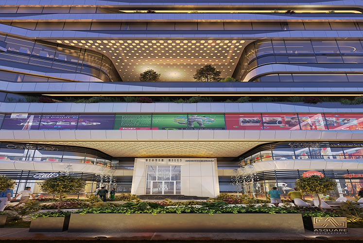 بمساحة 73 متر محلات للبيع في مشروع بوينت 3