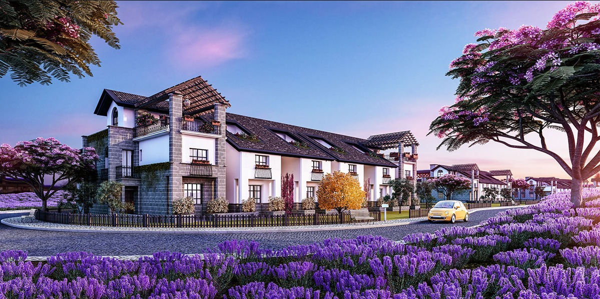 أحصل على تاون هاوس في كمبوند لافند 6 اكتوبر بمساحة 270 متر