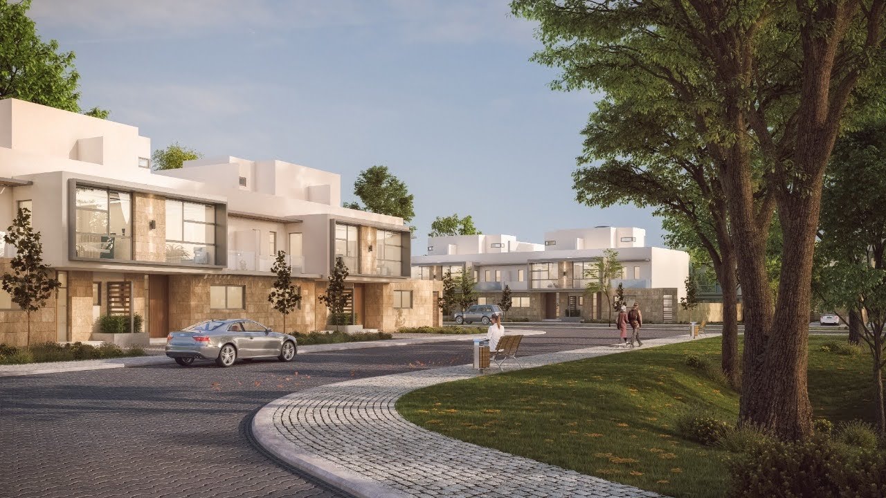 تاون هاوس رائع 203م للبيع في موقع مميز جدا داخل كمبوند الكرمة الشيخ زايد