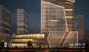 محلات للبيع في مشروع تاج تاور 82 متر