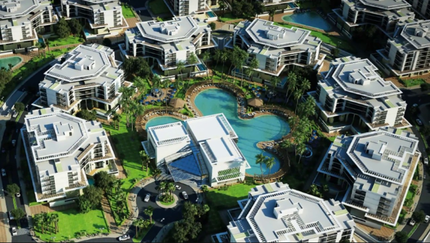 للبيع بالتقسيط شقة 225 متر أرضي بحديقة كابيتال جيت