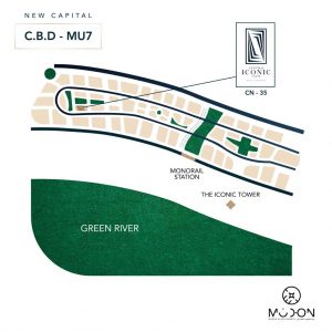 شقة جاهزة للسكن في ايكونيك تاور