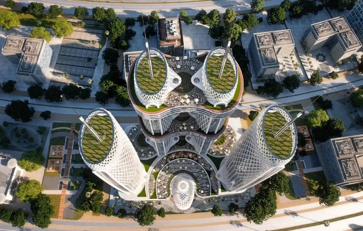 للبيع بالتقسيط مكتب 93 متر في Nile Business City