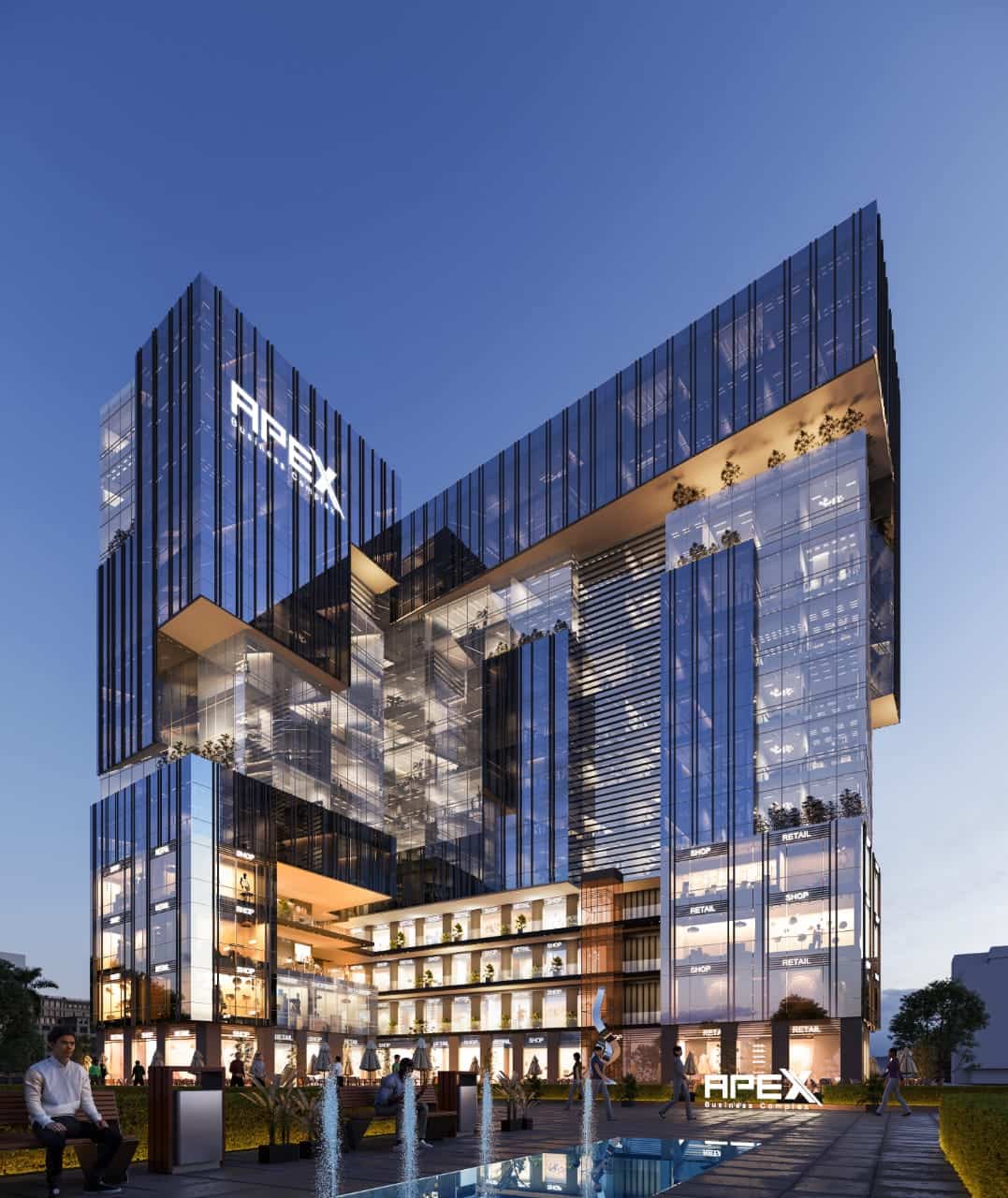 مول ابكس بيزنس كومبلكس العاصمة الإدارية الجديدة لوزان – Apex Business Complex New Capital