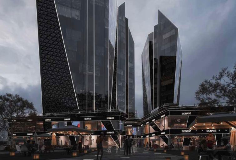 Obsidier Tower New Capital Mall Dubai Development