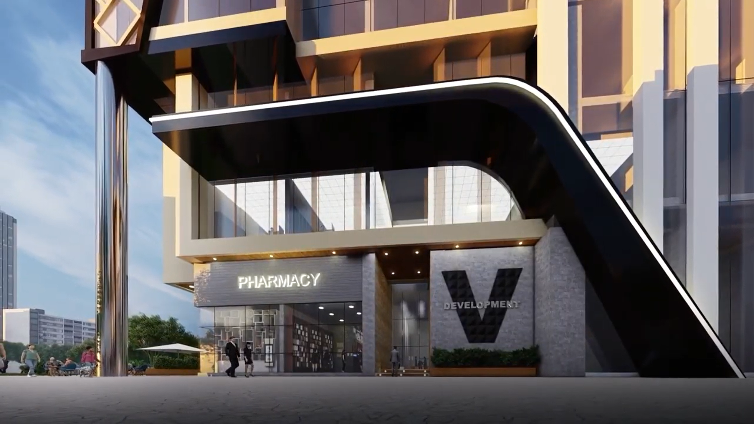 مول في بيزنس تاور العاصمة الإدارية الجديدة –  V Business Tower New Capital Mall 