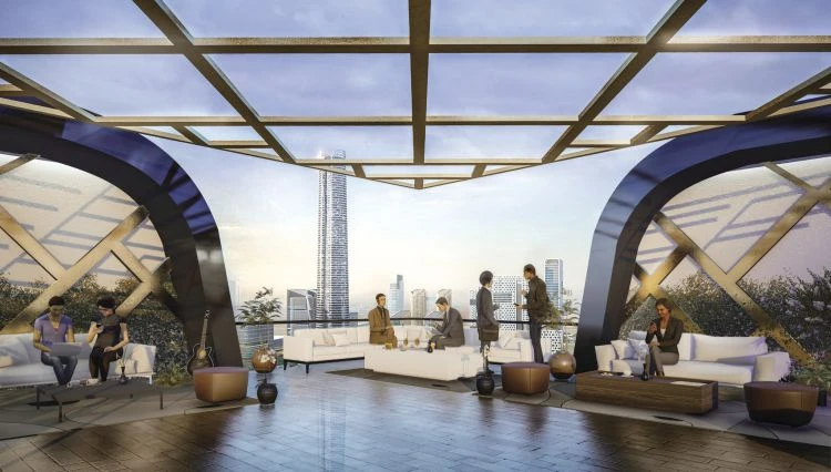 وحدات بمساحة 50م للحجز في مول في بيزنس تاور العاصمة الإدارية الجديدة