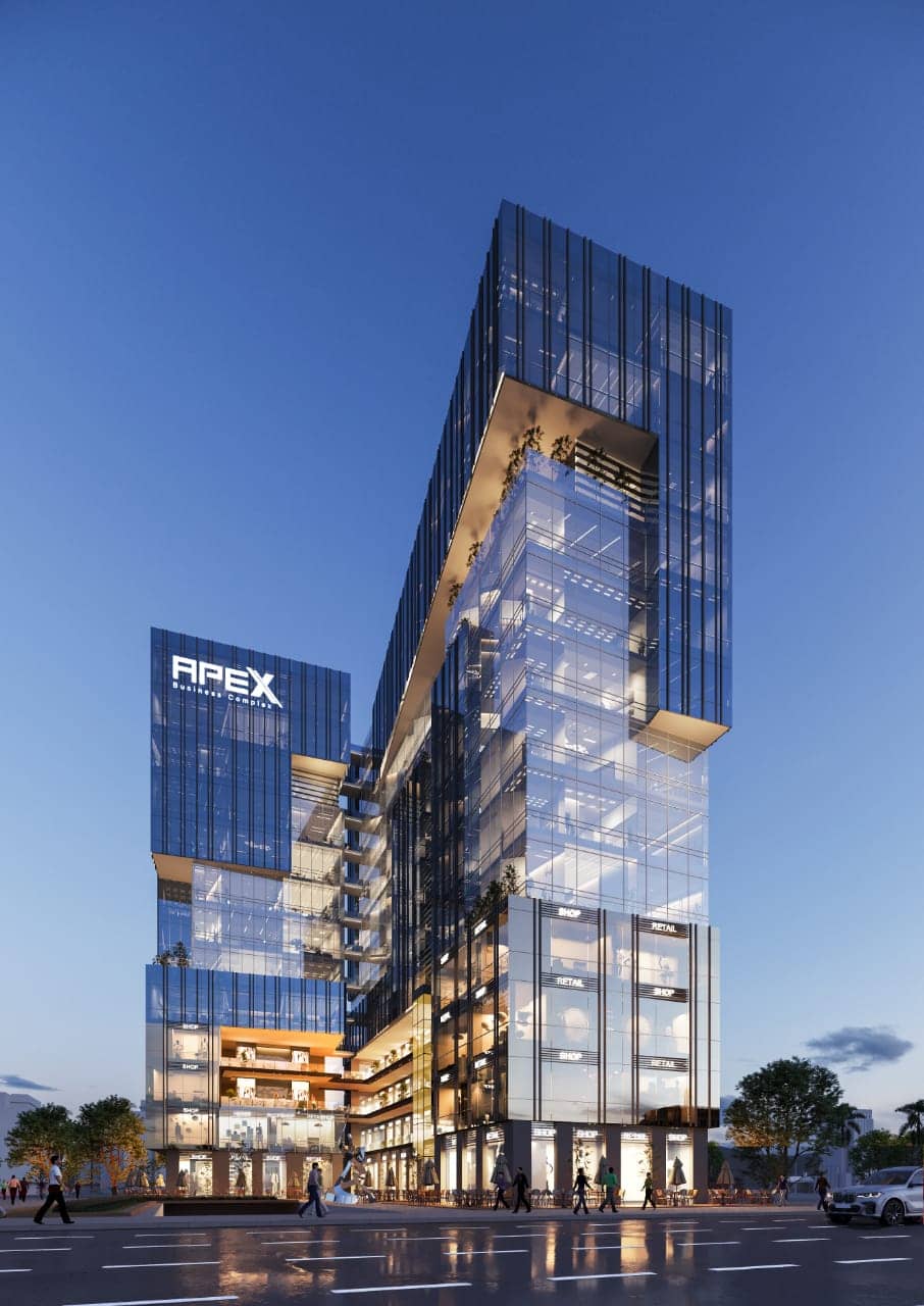 إمتلك عيادتك في ابكس بيزنس كومبلكس العاصمة الجديدة بمساحة تبدأ من 130 متر