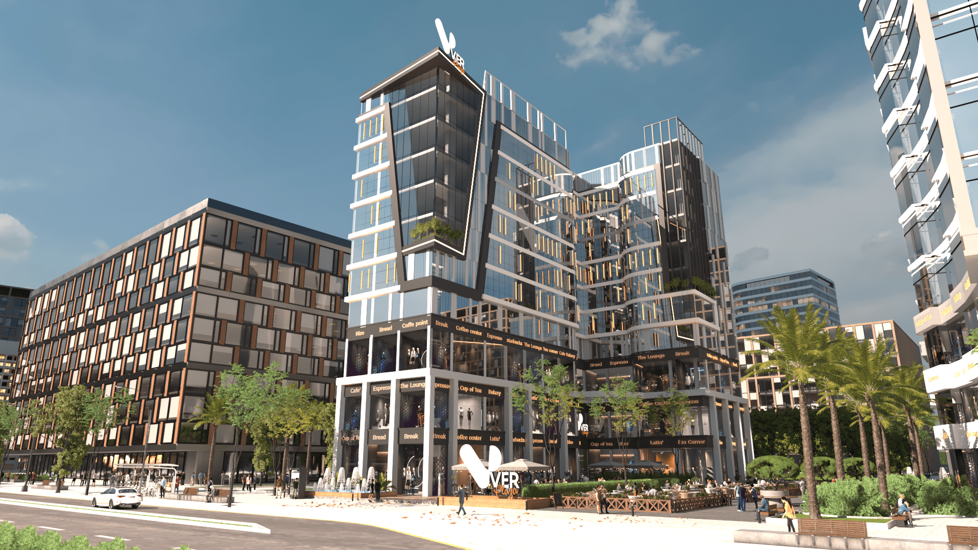 مول فير بلازا العاصمة الإدارية الجديدة الوفاق العقارية - Ver Plaza Mall New Capital