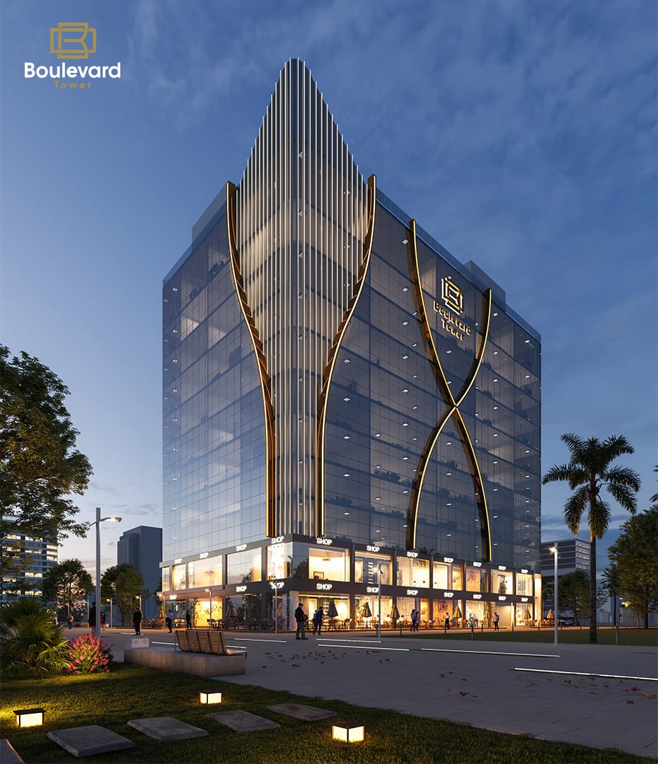 مكتب 57م في مول بوليفارد تاور العاصمة بتسهيلات فى السداد