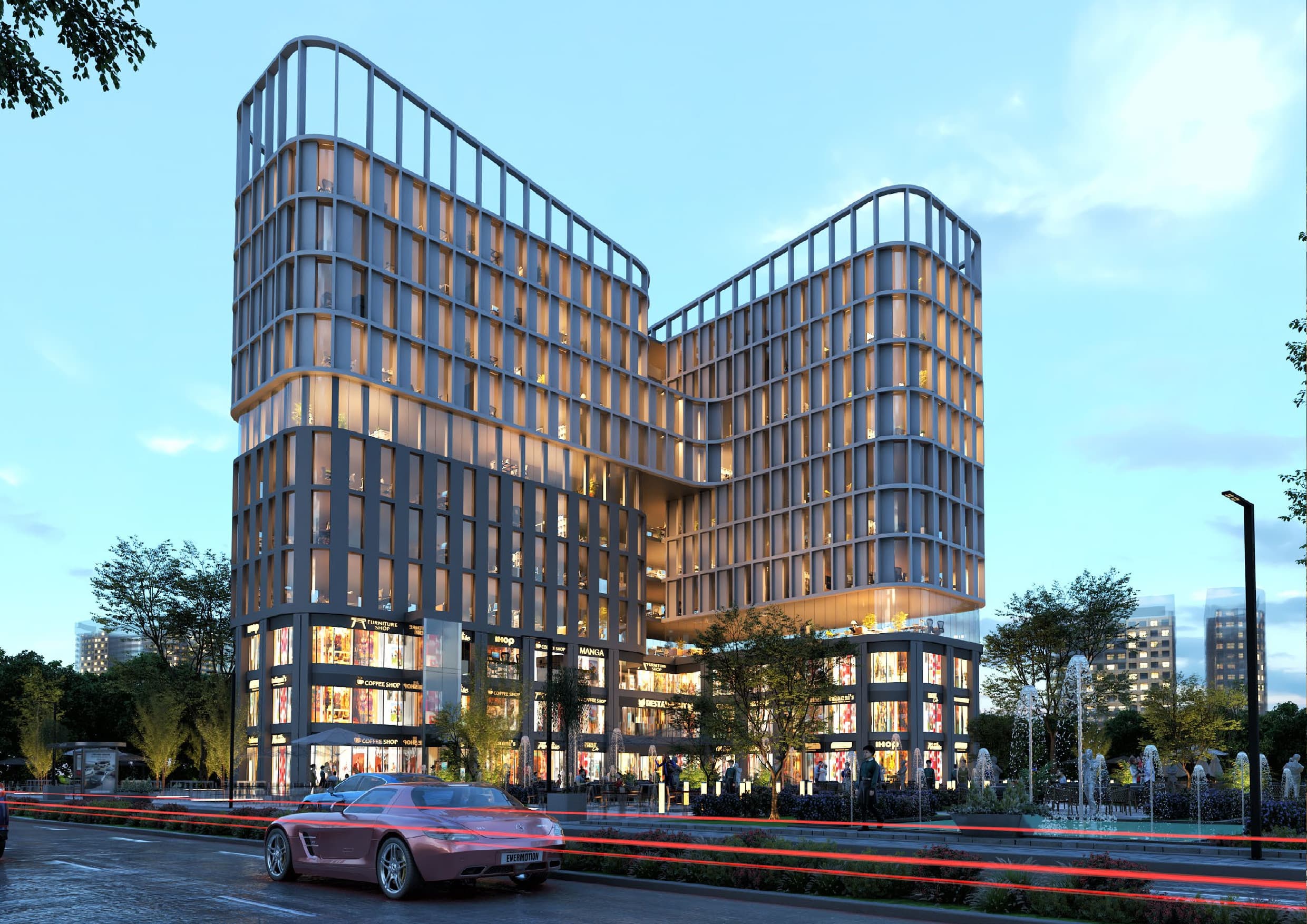 مول ذا فورت تاور العاصمة الإدارية الجديدة جولدن تاون – The Fort Tower New Capital Mall