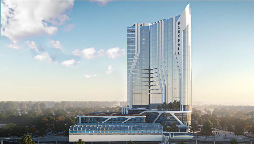 Monorail Tower New Capital Mall Emaar Rizk Group