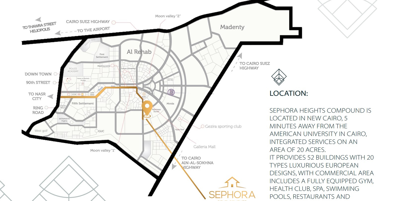 Sephora Heights New Cairo Compound