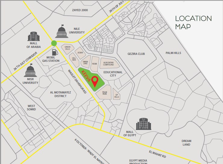 عقارات للبيع كيفا صبور 6 اكتوبر 330 متراً