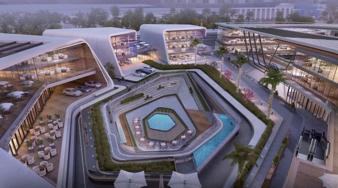 مول سنترادا بلازا 6 اكتوبر عمر عبد الله العقارية- Centrada Plaza Mall 6 October