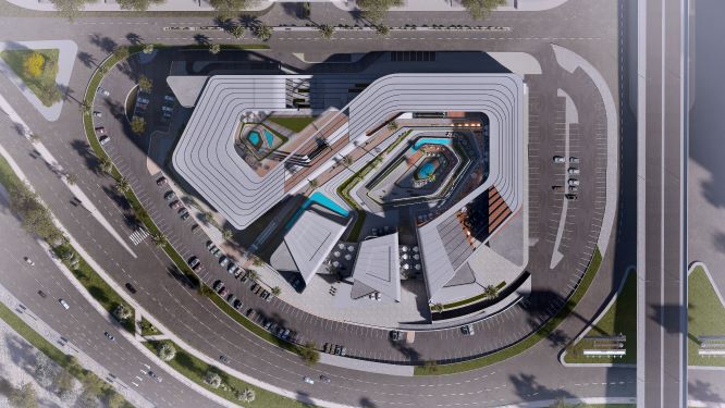 مول سنترادا بلازا 6 اكتوبر عمر عبد الله العقارية- Centrada Plaza Mall 6 October