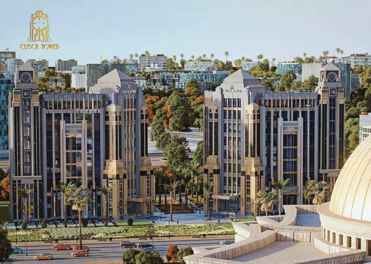 Clock Tower New Capital Mall Capital Construction